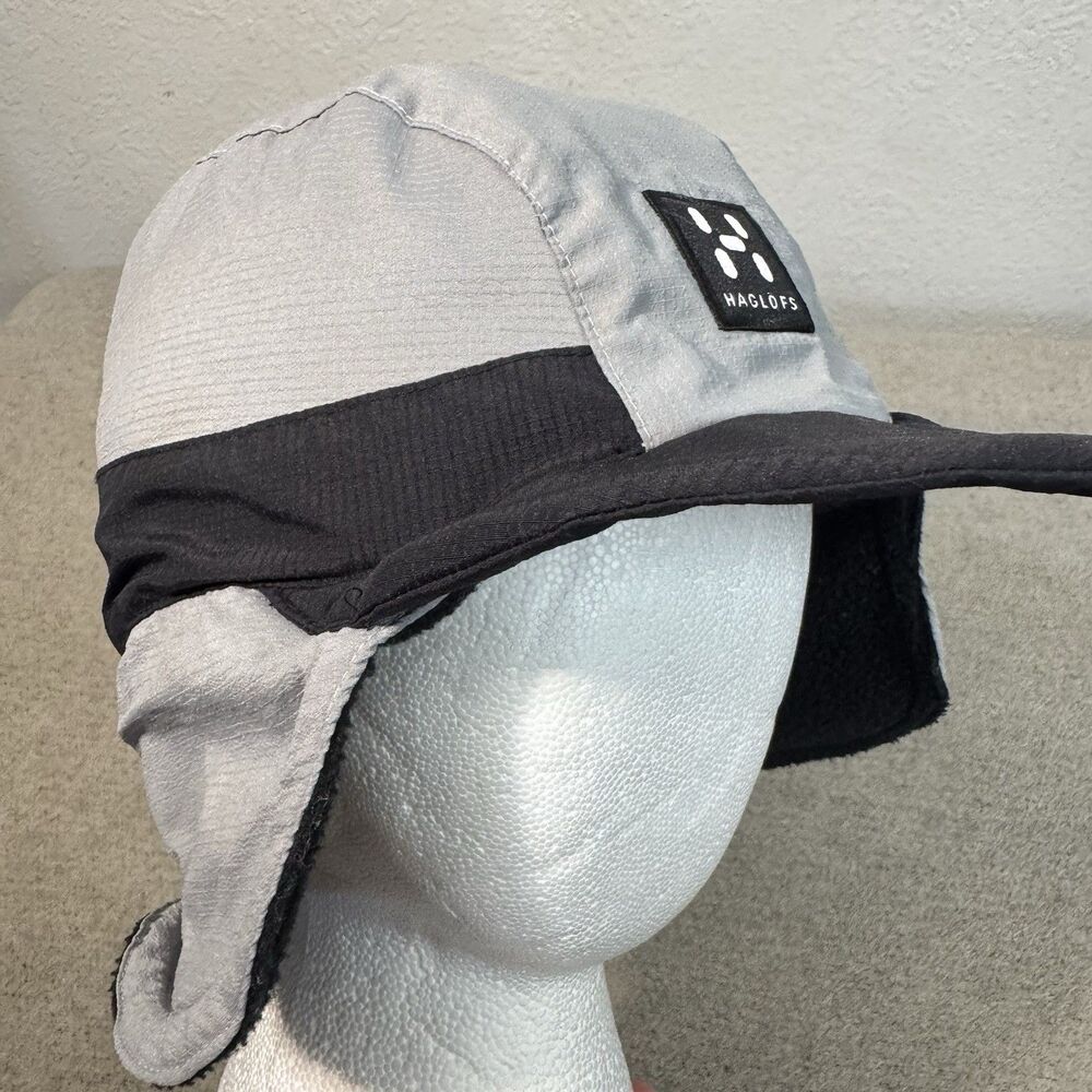 Haglofs Windstopper Trekking Mountain Cap Polartec Fleece Trapper Hat Size M